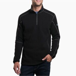 Kuhl Men’s Revel 1/4 Zip Sweater Dark Blue XL